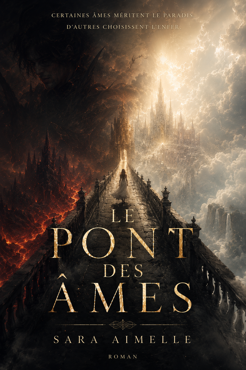 Couverture du roman Le Pont des Âmes de Sara Aimelle