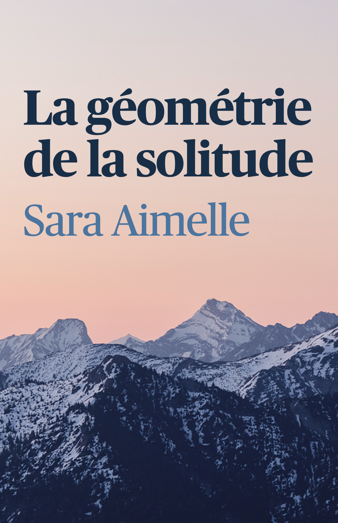 Couverture — La Géométrie de la solitude